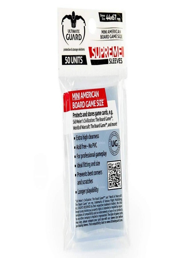 Ultimate Guard Mini American Game Sleeves (50)